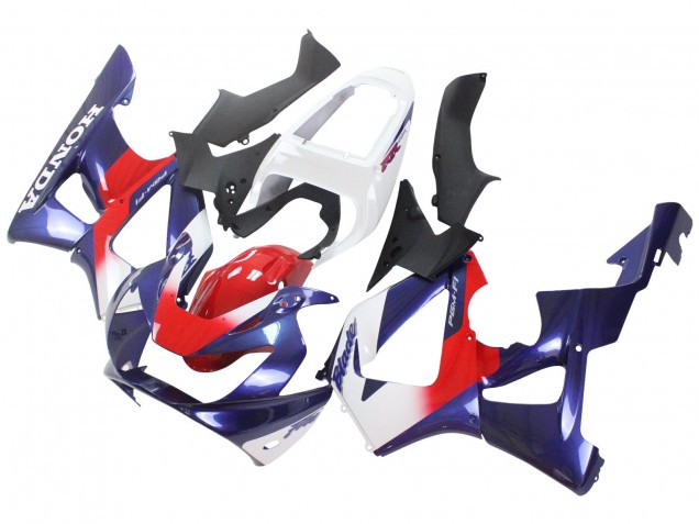 Carénages Moto Honda CBR900RR 929 2000-2001 - Blanc Rouge Bleu