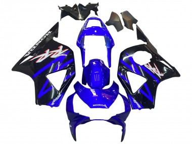 Kits Carénage Moto Honda CBR900RR 954 2002-2003 - Bleu Noir Brillant