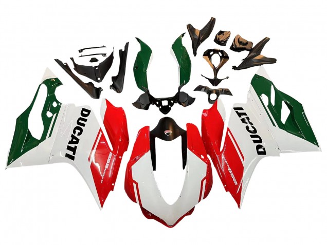 Carénages Moto Ducati 1299 2015-2020 - Blanc Rouge Vert Noir Mat