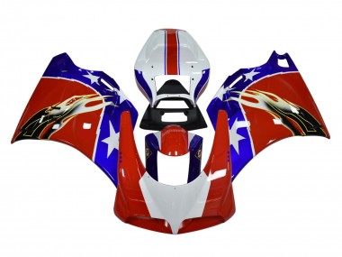Carénages Moto Ducati 748/916/996/998 1993-2005 - Blanc Rouge Bleu Noir Flamme