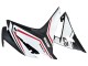 Carénages Moto Honda CBR500R 2016-2018 - Blanc Rouge Noir Mat