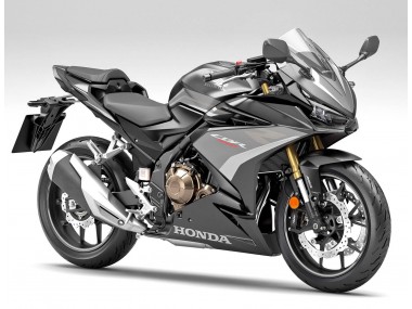 Carénages Moto Honda CBR500R 2022-2023 - Argent Gris Noir Mat
