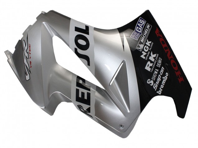 Carénages Moto Honda VFR 800 2002-2013 - Argent Noir Brillant Repsol