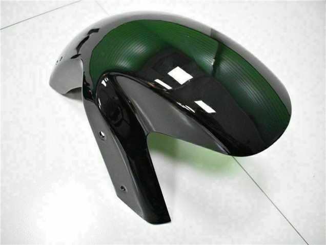 Carénages Moto Kawasaki EX650 2006-2008 - Noir Brillant Rouge Flamme