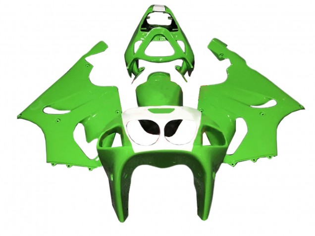 Carénages Moto Kawasaki ZX7R 1996-2003 - Vert Blanc