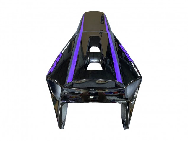 Carénages Moto Honda CBR1000RR 2004-2005 - Noir Brillant Violet Bande