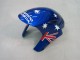 Carénages Moto Honda CBR1000RR 2004-2005 - Blanc Bleu Rouge Noir Brillant Étoile Carrera Lee