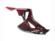 Carénage Moto Honda CBR1000RR 2006-2007 - Noir Brillant Rouge Flamme