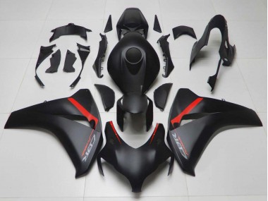 Carénages Moto Honda CBR1000RR 2008-2011 - Noir Mat Rouge Fireblade