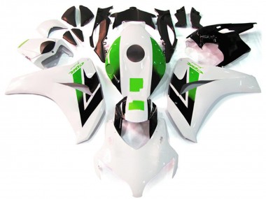 Carénage Moto Honda CBR1000RR 2008-2011 - Blanc Vert Noir Brillant