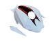 Carénages Moto Honda CBR1000RR 2012-2016 - Blanc Noir Brillant
