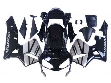 Carénages Moto Honda CBR600RR 2003-2004 - Argent Noir Brillant
