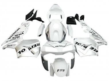 Carénages Moto Honda CBR600RR 2003-2004 - Blanc Argent Noir Repsol