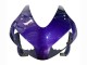 Carénages Moto Honda CBR600RR 2003-2004 - Violet Noir Fibre de Carbone Forgée