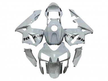 Carénages Moto Honda CBR600RR 2003-2004 - Argent Noir Repsol