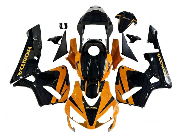 Kits Carénages Moto Honda CBR600RR 2003-2004 - Orange Blanc Rouge Noir Brillant Repsol