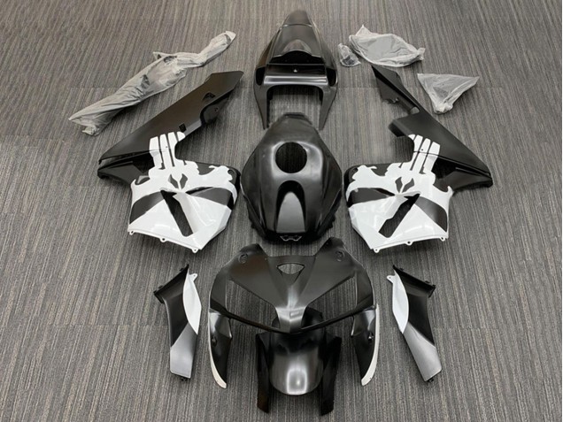 Kits Carénage Moto Honda CBR600RR 2005-2006 - Noir Blanc