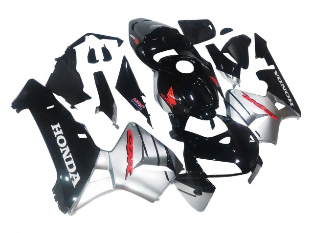 Carénages Moto Honda CBR600RR 2005-2006 - Argent Noir