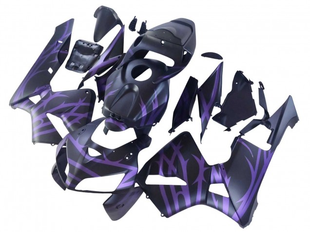 Carénages Moto Honda CBR600RR 2005-2006 - Noir Mat Violet