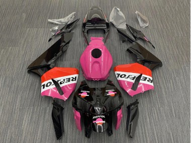 Carénages Moto Honda CBR600RR 2005-2006 - Rose Rouge Noir Repsol