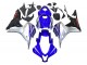 Carénages Moto Honda CBR600RR 2007-2008 - Argent Bleu Noir Brillant Courses