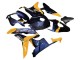 Carénages Moto Honda CBR600RR 2007-2008 - Orange Bleu Foncé Trick Star 06
