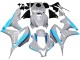 Carénages Moto Honda CBR600RR 2007-2008 - Gris Brillant Bleu Clair