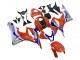 Carénages Moto Honda CBR600RR 2007-2008 - Argent Bleu Rouge HRC