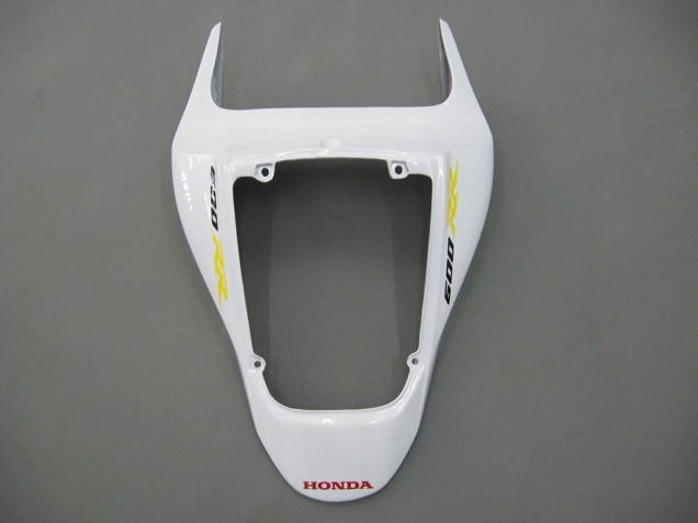 Carénages Moto Honda CBR600RR 2007-2008 - Blanc Vert Jaune Noir Brillant Hannspree