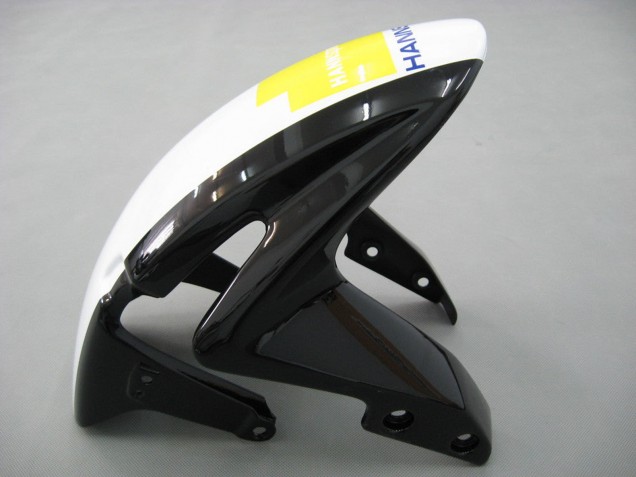 Carénages Moto Honda CBR600RR 2007-2008 - Blanc Vert Jaune Noir Brillant Hannspree