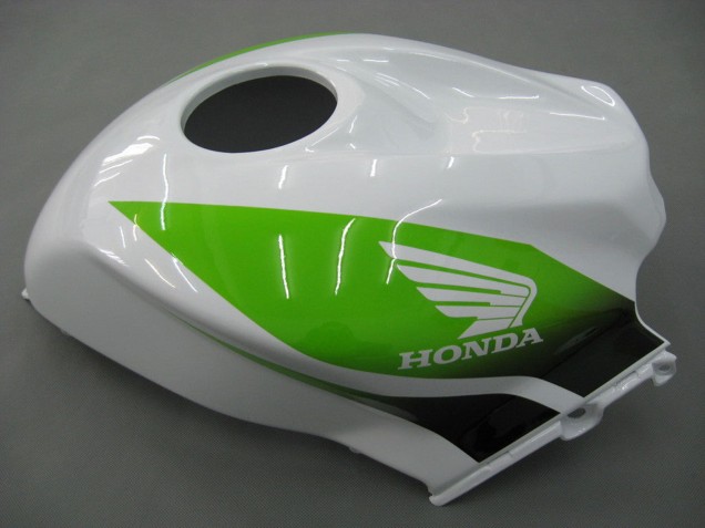 Carénages Moto Honda CBR600RR 2007-2008 - Blanc Vert Jaune Noir Brillant Hannspree