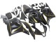 Carénages Moto Honda CBR600RR 2009-2012 - Noir Mat Or