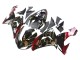 Carénages Moto Kawasaki ZX10R 2006-2007 - Noir Rouge Or BACARDI