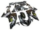 Carénages Moto Kawasaki ZX10R 2006-2007 - Gris Jaune Noir Brillant Monstre Elf