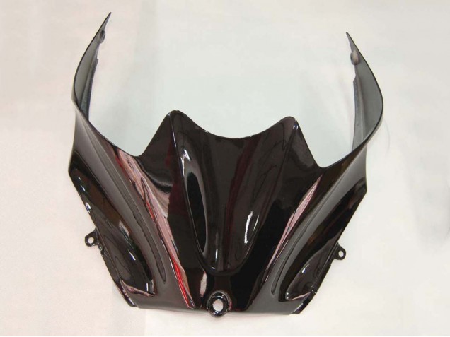 Carénage Moto Kawasaki ZX14R ZZR1400 2006-2011 - Noir Brillant Vert Flamme