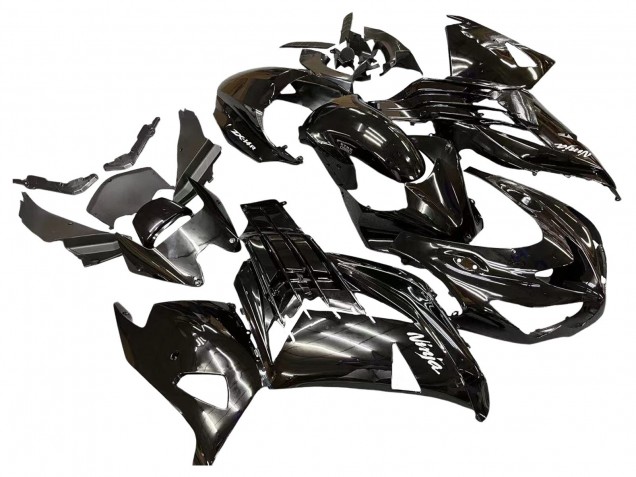 Carénages Moto Kawasaki ZX14R ZZR1400 2012-2024 - Noir Brillant Noir Mat Blanc Ninja