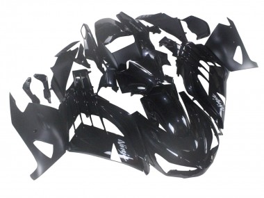 Carénage Moto Kawasaki ZX14R ZZR1400 2012-2024 - Noir Brillant Noir Mat Blanc Ninja