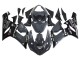 Carénages Moto Kawasaki ZX6R 2005-2006 - Gris Foncé Noir