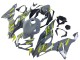 Carénages Moto Kawasaki ZX6R 2019-2022 - Nardo Gris Jaune