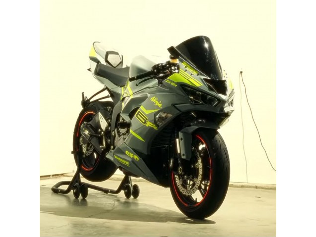 Carénages Moto Kawasaki ZX6R 2019-2022 - Nardo Gris Jaune