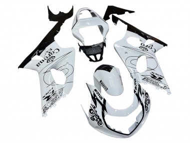 Carénages Moto Suzuki GSXR1000 2000-2002 - Blanc Noir Motul Corona