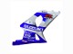 Carénages Moto Suzuki GSXR1000 2000-2002 - Bleu Blanc Argent Castrol Dunlop