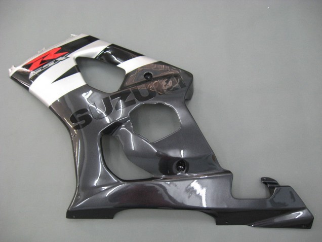 Carénages Moto Suzuki GSXR 1000 2003-2004 - Noir Brillant Blanc Gris Rouge