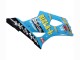Carénages Moto Suzuki GSXR 1000 2003-2004 - Bleu Clair Jaune Noir Rizla Motul