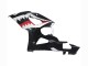 Carénages Moto Suzuki GSXR 1000 2005-2006 - Noir Brillant Rouge Blanc Requin