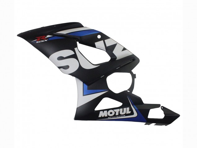 Carénages Moto Suzuki GSXR 1000 2005-2006 - Noir Bleu Blanc Motul