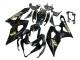 Carénages Moto Suzuki GSXR 1000 2005-2006 - Noir Brillant Or Décalque
