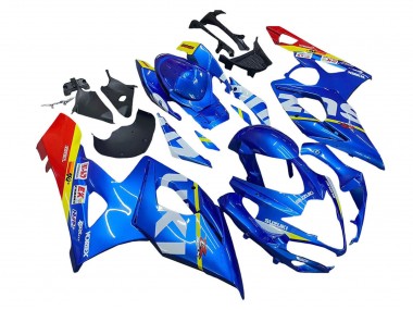 Carénages Moto Suzuki GSXR 1000 2005-2006 - Bleu Jaune Rouge Blanc