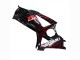 Carénages Moto Suzuki GSXR 1000 2007-2008 - Noir Rouge Flamme