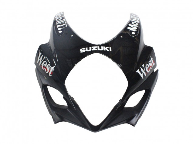 Carénages Moto Suzuki GSXR 1000 2007-2008 - Noir Brillant Blanc West